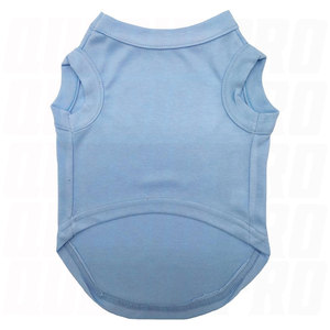 Chemise pour chien en coton uni bleu ciel, douce, confortable, respirante, vêtement pour animaux de compagnie léger, à porter tous les jours, tenue décontractée mignonne pour chien - Product Image 1