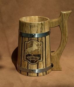 Medieval Wood Drinking Mug - Product Image 2