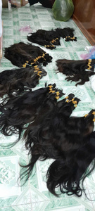 Proveedores de cabello virgen europeo al por mayor, nuevo cabello vietnamita súper doblemente tramado a granel para trenzas - Product Image 2
