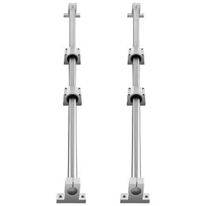 Kit di movimento lineare SFC16 da 1000 mm per CNC, include 2 guide da 39,4 pollici, 4 blocchi di carrello SC16, 4 staffe di supporto - Product Image 2