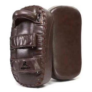Meilleures ventes : Protège-tibias en cuir de vachette pour la boxe et les arts martiaux, utilisables en salle de sport, à domicile et dans les centres de fitness – Protection optimale - Product Image 1