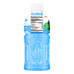 Bebida de Semillas de Albahaca con Jugo de Arándanos en Botella PET de 320ml, con Fibra y Antioxidantes, OEM/ODM, Marca Privada - Product Image 4