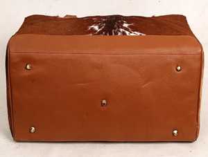 Bolsa de Viaje Grande de Cuero Genuino Vintage, Bolsa de Fin de Semana, con Cierre, Ligera, Portátil, de Gran Capacidad y Duradera - Product Image 2