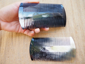 Peine de Pelo de Cuerno de Búfalo Real de Alta Calidad, Peines de Cuerno Real Hechos a Mano, Peine de Cuerno de Buey en Venta, Listo para Enviar al por Mayor - Product Image 2
