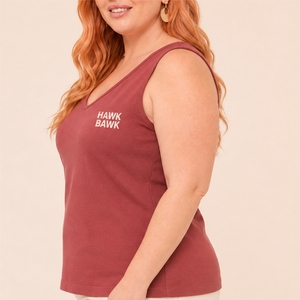Débardeur tie-dye grande taille pour femme, qualité supérieure, sans manches, imprimé devant, longueur standard et respirant, sur mesure. - Product Image 3