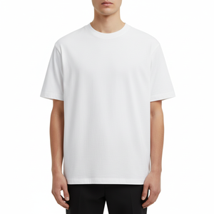 Camiseta de Verano para Hombre, 100% Algodón, Anti-Pilling, para Logotipo de Marca Personalizado, Diseño Bordado, Manga Corta, OEM - Product Image 2