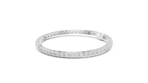9K White <b>Gold</b> Radiant Cut Lab Grown Diamond Tennis Bracelet 5.75ct IGI Certified Unisex Luxury 13.63g Fine Jewelry Wholesale - Product Image 2