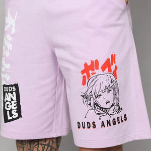 กางเกงขาสั้นผู้ชายผ้าโพลีเอสเตอร์เนื้อแน่น ระบายอากาศดี เป็นมิตรกับสิ่งแวดล้อม เหมาะสำหรับใส่ลำลอง มีเชือกผูกเอว สไตล์สตรีทแวร์สำหรับฤดูร้อน - Product Image 6