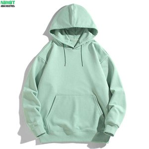 เสื้อฮู้ดผู้ชาย สีพื้น ผ้าฝ้ายเฟรนช์เทอร์รี่ สวมใส่สบาย มีกระเป๋า ทรงปกติ เหมาะสำหรับใส่ในฤดูใบไม้ร่วง - Product Image 4