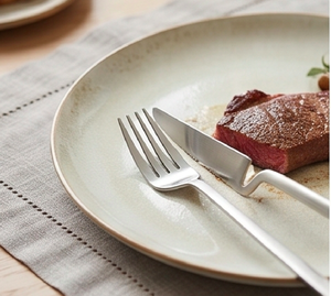 Ensemble de fourchettes et spatules à gâteau minimalistes en acier inoxydable, finition miroir, compatibles lave-vaisselle, couverts de mariage - Product Image 5