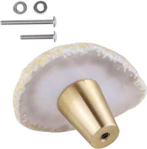 Pomos modernos para gabinetes con tornillos, tiradores decorativos para cajones, cómodas, armarios y despensas - Product Image 1