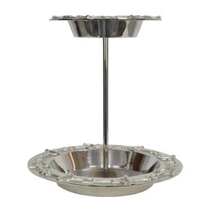 2 Tier <b>Cake</b> <b>Stand</b> Birthday Event Party Supplies Table Accessories Decorative Round Trays Fruits Candies Display <b>Cake</b> <b>Stand</b> - Product Image 2