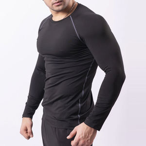 Best Selling Lightweight Slim Fit Men <b>Compression</b> <b>Shirts</b> Workout Solid Color High Quality <b>Compression</b> <b>Shirts</b> - Product Image 4