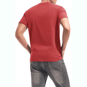T-shirts pour hommes en coton, style tendance, impression personnalisée, logo personnalisé, vente en ligne à prix avantageux - Product Image 3