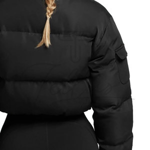 Chaqueta de Invierno para Mujer, Estilo Nuevo, Tejida, Acolchada, Talla Grande, Transpirable, Impermeable, Ecológica y Gruesa - Product Image 3