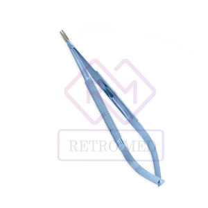 Porte-aiguilles micro-joncquilles Jacobson - lames droites recouvertes de TC avec verrouillage, manche rond en titane, 16,5 cm, par MEDICAB INSTRUMENTS - Product Image 2