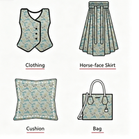 Tela Brocada Jacquard Elástica de Poliéster 100% con Rayas Finas, Imitación Seda, Venta al Por Mayor de Fábrica, para Vestidos, Pijamas y Camisas para Mujeres y Niños