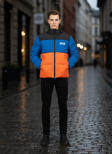 Vestes matelassées en duvet pour hommes, surdimensionnées, légères, résistantes à l'eau, avec logo personnalisé en gros - Product Image 2