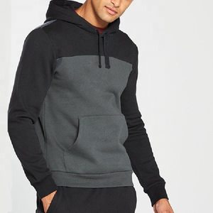 Custom Men Plain Half Zip <b>Velour</b> Color Blocking Oversized Hoodie Unisex Thick Cotton American Size Loose Boxy Winter <b>Sweatshirts</b> - Product Image 1