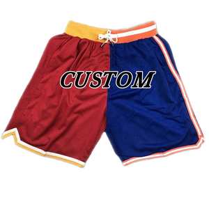 Shorts de basketball décontractés en polyester anti-plis personnalisés pour hommes, taille élastique, respirants et à séchage rapide - Product Image 4