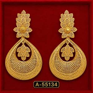 Pendientes Colgantes de Plata Tibetana Vintage para Mujer, Diseño Floral, Joyería de Boda A-55129, Aleación Chapada en Plata Antigua, Corte Cojín - Product Image 4