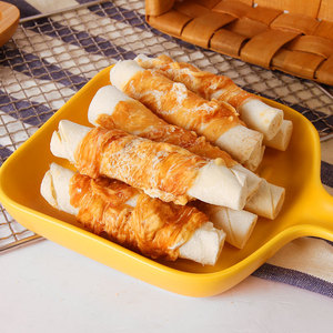 Precio de Fábrica: Palitos de Hueso de Pollo y Salmón Orgánicos Comestibles con Calcio para Limpieza Dental de Cachorros - Product Image 2