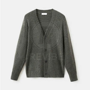 Suéter Cárdigan para Hombre Más Vendido, 100% Algodón, Precio al por Mayor, Suéter Cárdigan Informal de Punto - Product Image 4