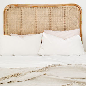 Cabecera de cama de ratán, nuevo diseño para decoración de dormitorio, respetuoso con el medio ambiente y de lujo, precio barato - Product Image 2