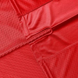 Camiseta de Fútbol Americano Roja para Hombre, Manga Corta, Secado Rápido, Transpirable, Poliéster, Uniforme de Equipo, Personalizable OEM - Product Image 4