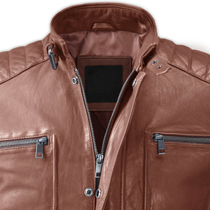 Veste d'hiver en cuir pour homme, coupe-vent, nouveau style, durable, prix abordable, avec logo personnalisé, best-seller - Product Image 5