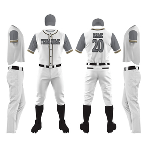 In Stock Top Quality <b>Baseball</b> Uniform Unique Design <b>Baseball</b> Uniform Best Quality <b>Baseball</b> Uniform - Product Image 1