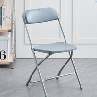 Chaises pliantes en plastique blanc léger étanche pour bureau fête de mariage pique-nique cuisine salle à manger église école parcs en plein air