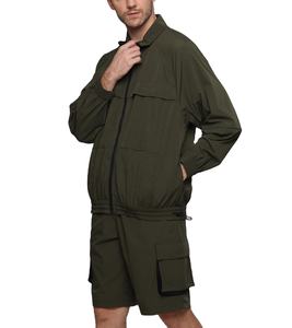 Chaqueta Cortavientos con Cremallera Transpirable de Nuevo Diseño, Chaqueta Cortavientos Impermeable de Talla Grande para Hombre con Logotipo Personalizado - Product Image 5