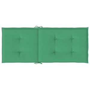 Juego de 2 Cojines Verdes para Exteriores 100% Poliéster, Cojín para Silla de Respaldo Alto - Product Image 6