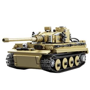 Ensemble de blocs de construction de char lourd Tiger, 1012 pièces, modèle de blocs de construction de la série militaire, adapté aux cadeaux et à la décoration du salon - Product Image 1