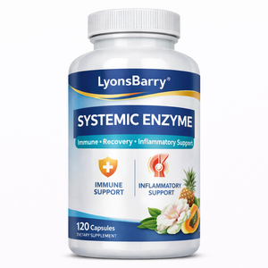 Cápsulas de Enzimas Sistémicas 500mg, Recuperación Inmunológica para Adultos, Apoyo Inflamatorio, Suplemento Dietético Vegano, Proveedor de Exportación OEM GMP - Product Image 3