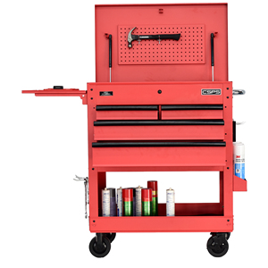 Wholesale 84cm 4 Drawer Mobile <b>Rolling</b> <b>Tool</b> Cart with Soft Closing Keyed Lock Powder Coated Steel for Workshop Garage Use - Product Image 4
