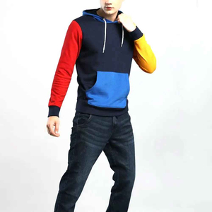 Ensemble de sweats à capuche rayés pour homme, avec logo personnalisé, en coton, manches longues et pull sport - Product Image 4