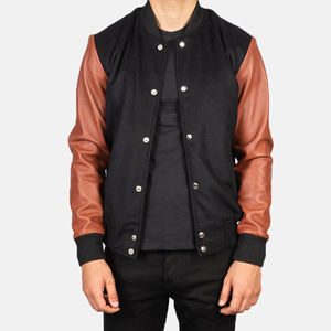 Chaquetas Letterman para Hombre de Alta Calidad, Fabricación Directa de Fábrica, Tendencias Clásicas, Venta al Por Mayor, Bordado Personalizado, Resistentes al Viento - Product Image 1