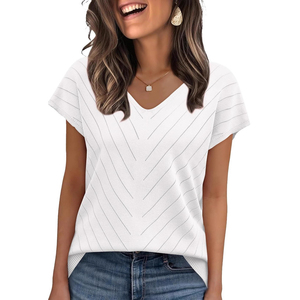 Summer Female T Shirt Casual Printed <b>Tops</b> Tee Short <b>Sleeve</b> For Women Women T-shirts Breathable Wholesale Lightweight Soft Cotton - Product Image 3