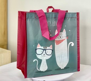 Bolsa de Hombro con Cremallera RPET Vietnam Bolsas de Compras de Plástico Reutilizables Promocionales No Tejidas Bolsa de Compras Tejida de RPET Laminada pp - Product Image 6