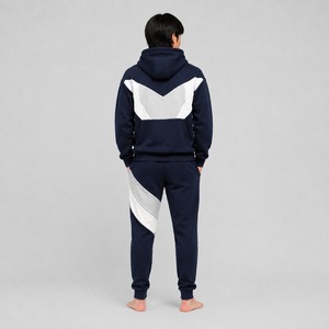 Ensemble de survêtement en coton uni à capuche sur mesure pour homme, décontracté, grande taille, nouvelle mode, léger, à prix avantageux - Product Image 2