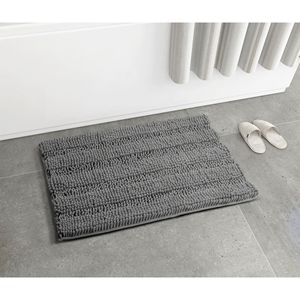 Tapis de bain en chenille super absorbant et doux, antidérapant, lavable en machine - Product Image 1