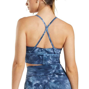 MASGAM SPORTS Women's Workout Sports <b>Bra</b> Spandex/Nylon Eco-Friendly Seamless Breathable Quick Dry Front Logo Medium Support - Product Image 4