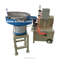 Machine automatique de roulage de filetages pour bases de lampes avec alimentateur vibrant, équipement de formage de filetages de supports d'ampoules de haute précision