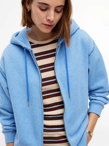 Sudadera con capucha de forro polar personalizada con cremallera para hombre, estilo holgado, color liso, con bolsillo frontal, productos al por mayor - Product Image 5