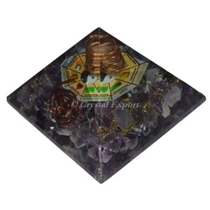 With Good Quality of Howlite <b>Orgonite</b> Healing <b>Pyramids</b> : Howlite <b>Orgonite</b> Healing <b>Pyramids</b> for Sale - Product Image 5