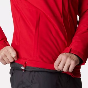 Combinaison de ski réversible unisexe avec logo personnalisé, respirante, imperméable, à fermeture éclair, col montant, patchwork, polyester/nylon - Product Image 4