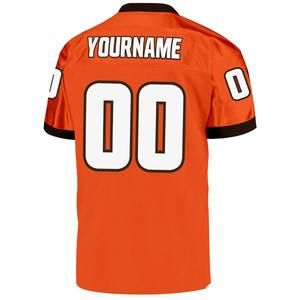 Custom American Football Jersey Men's V Neck Team Uniform Quick Dry Full Sublimation Sports Shirt OEM ODM Private Label Apparel - Product Image 3