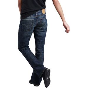 2025 Offre Spéciale personnalisé hommes High Street Style Denim Jeans coupe droite brodé trou croix motif en détresse tricoté mi - Product Image 5
